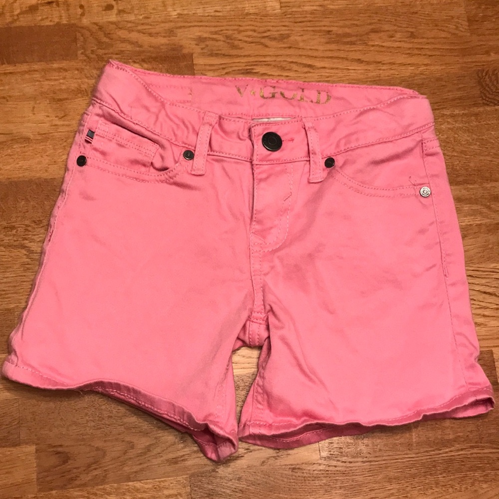 Girls pink shorts size 8.